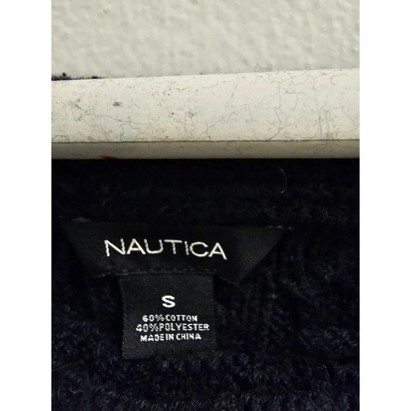 Nautica Navy Womens Cable Knit Pullover Sweater- Size Small-No flaws. No defects - Picture 8 of 8